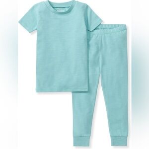 honeysoft two-piece pajamas - seaglass blue - NIP